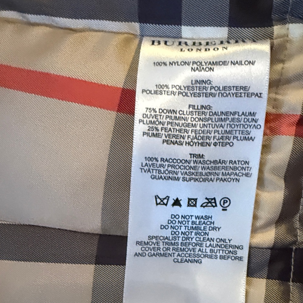 Burberry Tan Quilted Vest with Check Lining - Picture 3 of 7